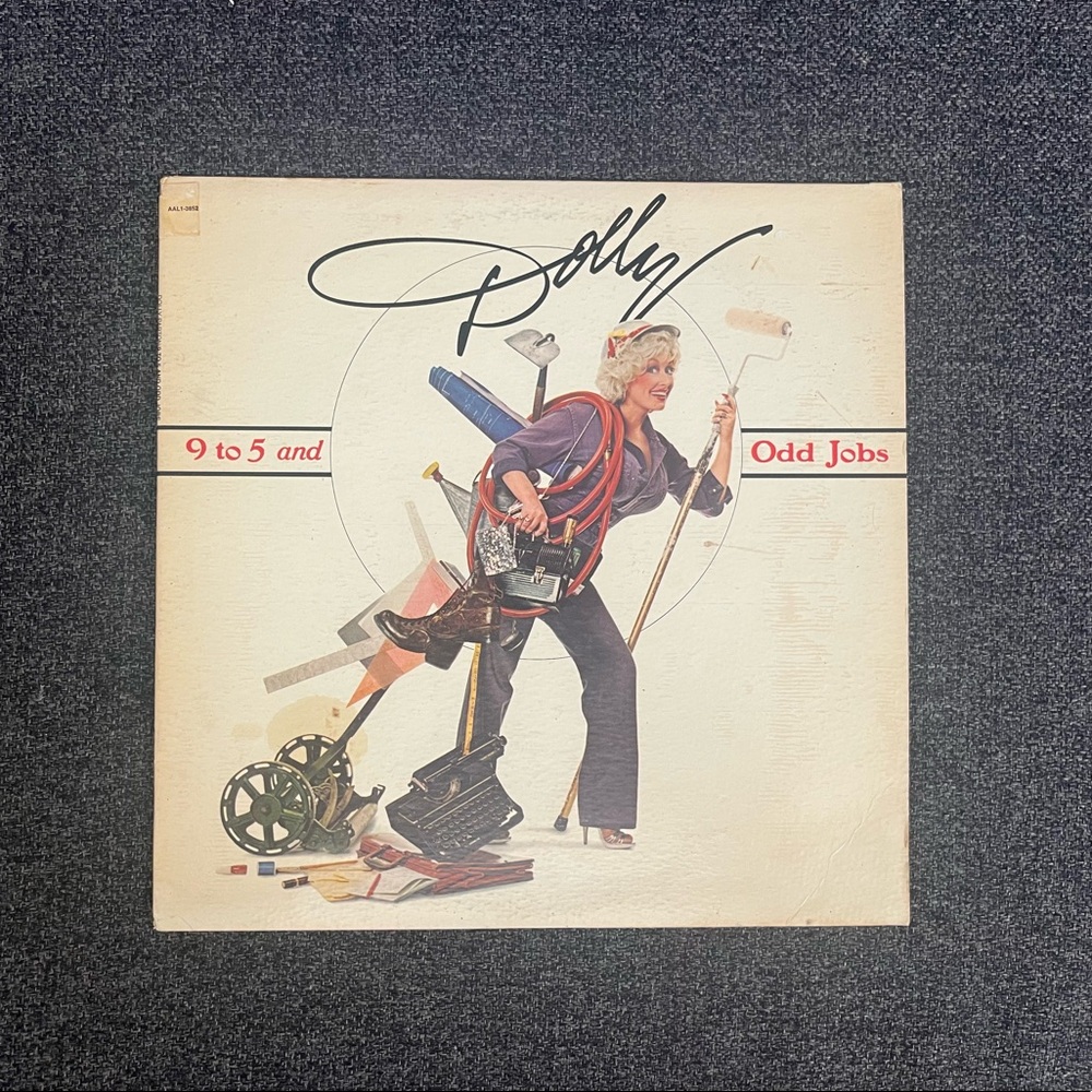 •Dolly Parton 9 to 5 Odd Jobs Vinyl Record•